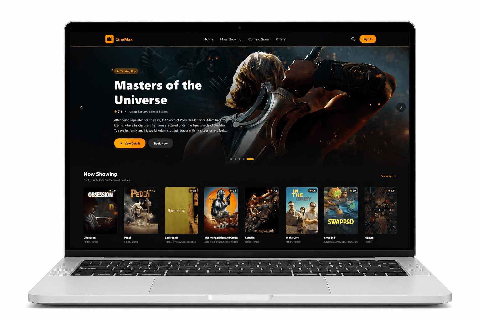 CineMax platform preview