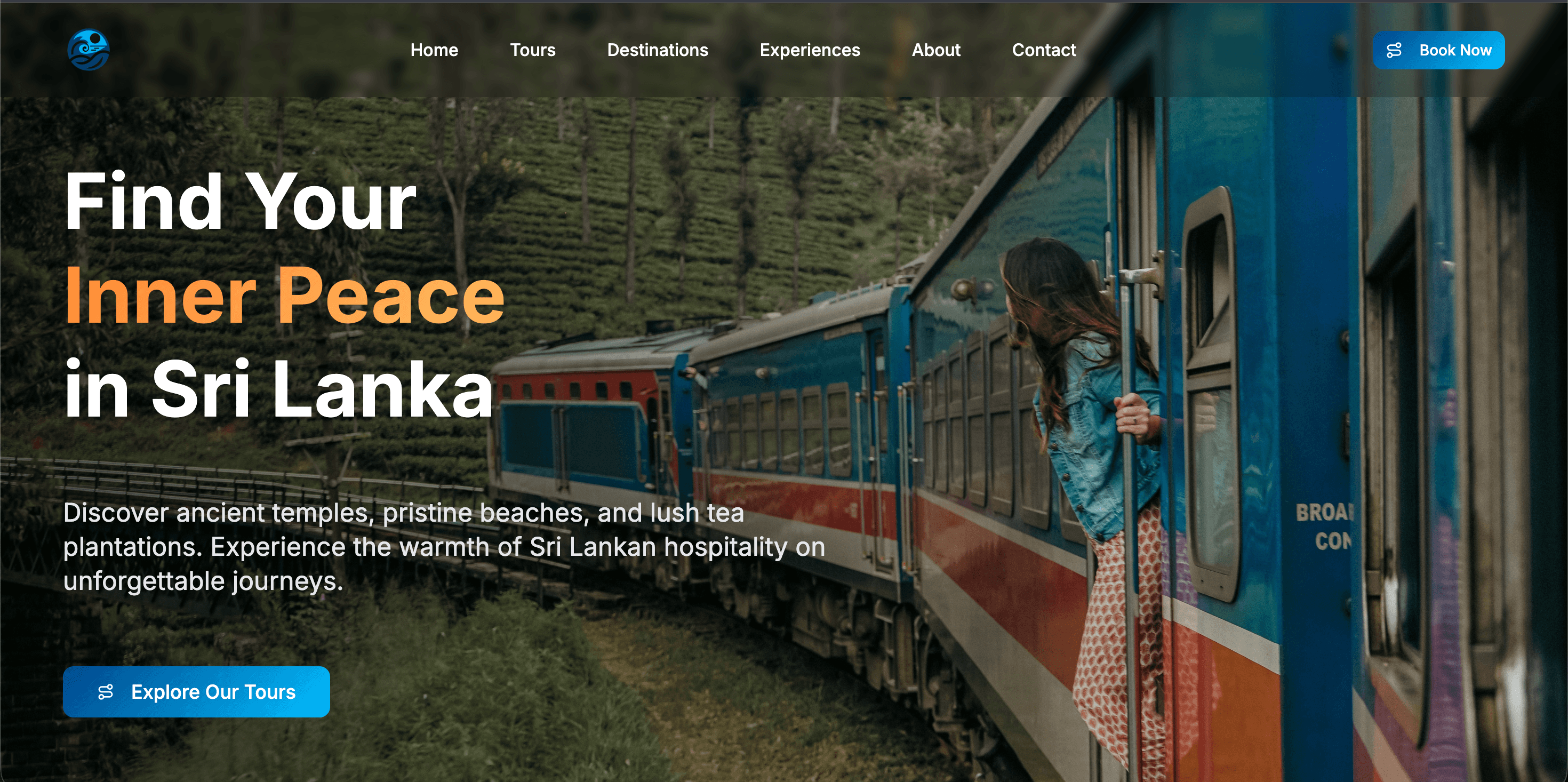 RNT Tours website preview